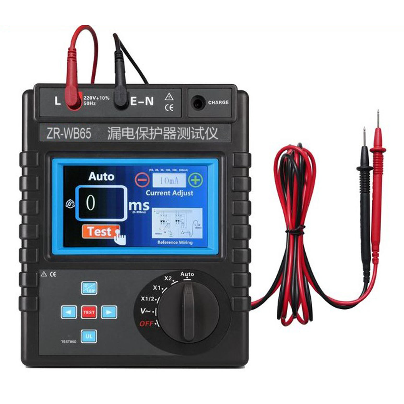 ZR-WB65漏電保護(hù)器測(cè)試儀_上海交通大學(xué)科技園（